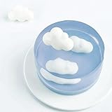 KUNNKENN シリコンモールド かわいい くも 雲 シリコン型 お菓子型 ゼリー型 レートモールド 手作り モールド(36個取) DIY ハンドメイド おかし チョコ 焼き菓子 バレンタイン お菓子作り (雲 (36個取))