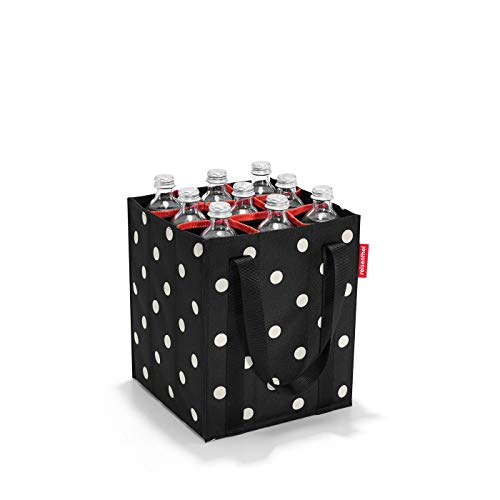 reisenthel bottlebag - 9 Fächer, einfaches Recycling der Flaschen, Tragegurte, Couleur:schwarz