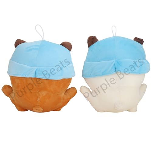 Image of Purple Beats Bubu Dudu Soft Toys | Bubu Dudu Plush | Bubu Dudu Teddy | Bubu Dudu Products (Big 35 CM)(Bag not Included)