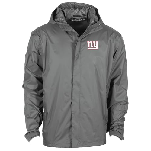 Image of Dunbrooke Men's NFL Tropic Waterproof Packable Full-Zip Hoodie Jacket