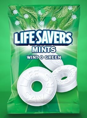 LifeSavers Wint O Green Mints - 50 oz. bag by Marjack