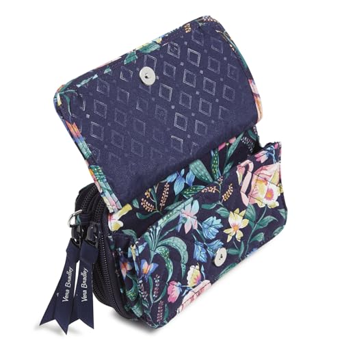 Image of Vera Bradley Women's Cotton All in One Crossbody Purse With RFID Protection