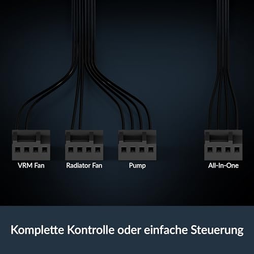 ARCTIC Liquid Freezer III Pro 240 - Wasserkühlung PC, AIO CPU Wasserkühler, 2x120 mm, 38 mm Radiator, PWM-Pumpe, VRM-Lüfter, AMD AM5/AM4, Intel LGA1851/1700 Contact Frame - Schwarz