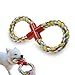 LECHONG Dog Rope Toy for Aggressive Chewers, 8-Shaped Durable Dog Training Toys for Large Dogs, Upgrade Indestructible Tug of War Dog Toys for Teething Chewing and Playing