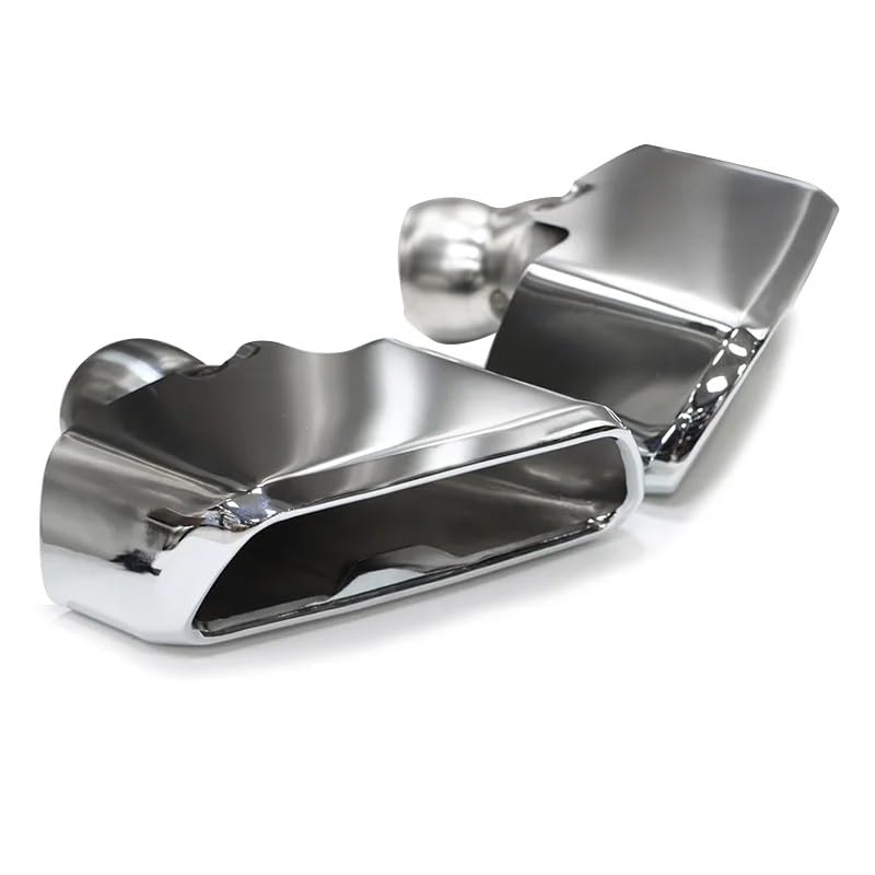 Système silencieux buse échappement argenté look sport pour BMW série 5 G30 G31