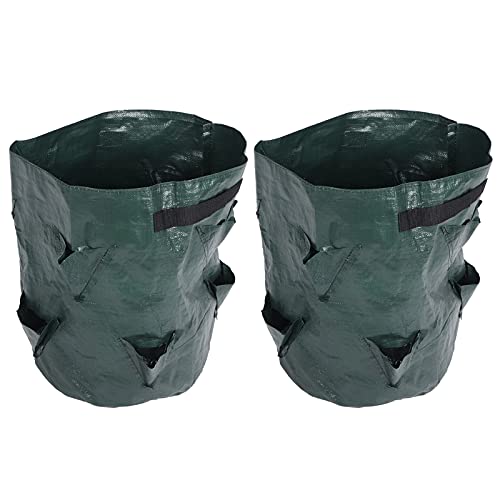 Fdit Sacchi per Coltivazione di Fragole di Grande capacità da 10 Galloni, Resistenti Ai Raggi, Facile da Montare, Adatti per Piantare Varie Piante