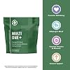 MultiOne Men & Womens Daily Multivitamin - Essential Nutrients and Minerals for Optimal Health (60 Capsules)