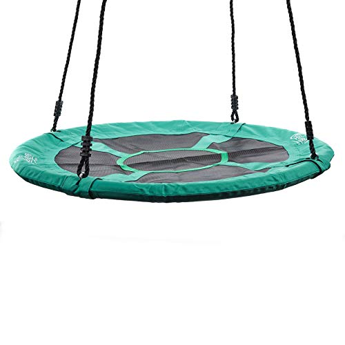 Flying Squirrel Giant 40" Swing Seat Fabric Replacement, Cover For 40" Saucer Swing, Green (Only Works With Flying Squirrel Brand) #TOP4
