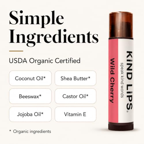 Image of Kind Lips Organic Lip Balm Variety Pack (3 Flavors) - Natural Lip Balm