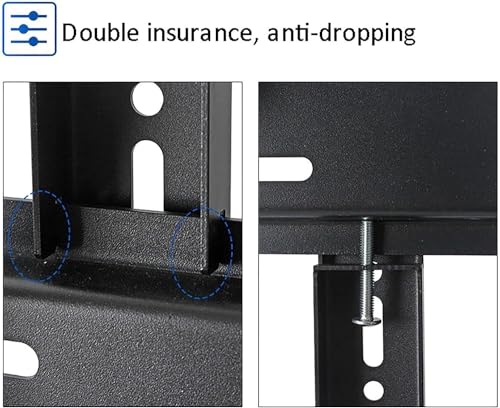 Support TV pliable et télescopique pour écran LCD mural ou fixation plafond