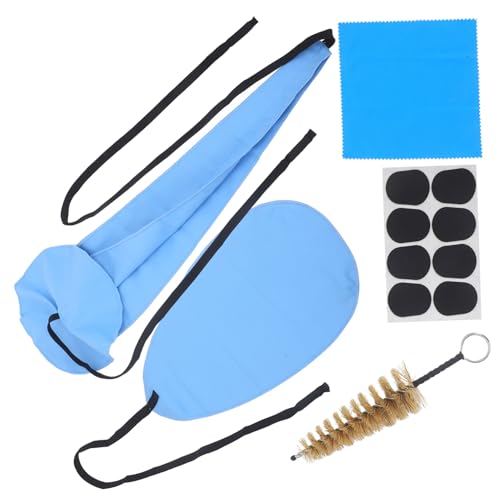 NULYLU Saxophone Cleaning Kit Flute Cleaning Brush for Flute Oboe Clarinet Saxophone Swab Cloth