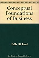 Conceptual foundations of business (The Irwin series in management and the behavioral sciences) 0256015597 Book Cover