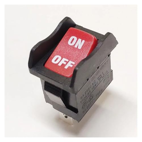 Interrupteur à bascule rouge 15x21 pour sécuriser vos appareils de bricolage