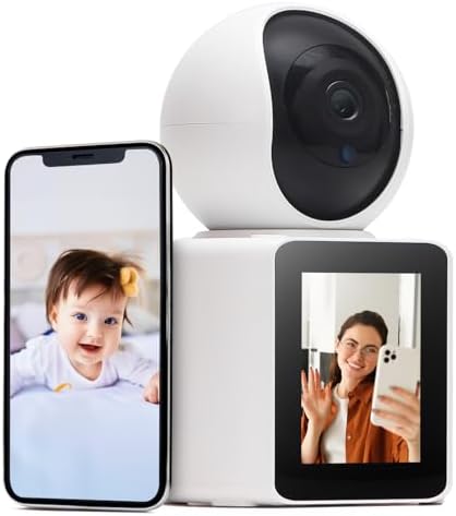 Câmera IP Wi-Fi Babá Eletrônica Inteligente Com Áudio Alarme Visã...