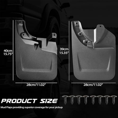 Image of XUKEY 4PCS Mud Flaps Splash Guard for Toyota Tacoma 2022 2023 Mudguards Mudflaps with Fender Flares Tire Protector Rear Front Car Accessories Replacement