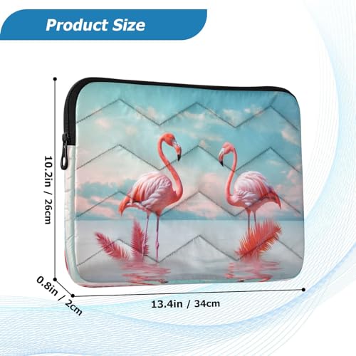 Funda para portátil Pink Flamingos 13-14 pulgadas miniatura 3