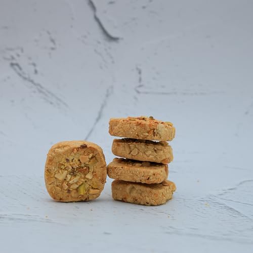 Image of Kaju Pista (Pack Of 1) || Eggless Cookies | High Protein & Fibre | Healthy | No additives & Preservatives | Cashew | Pista (Pack of 2)