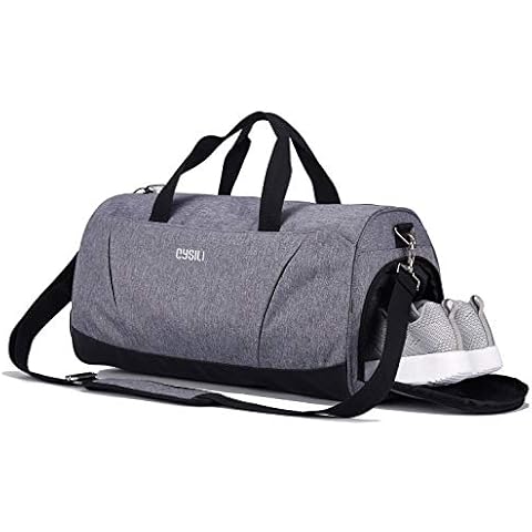 Gym Bag with Shoes Compartment and Wet Pocket,Sports Duffel Bag for Yoga/Swim,Travel Duffle Bag for Men and Women Cover