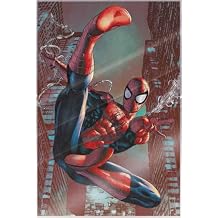 POSTER STOP ONLINE Spider-Man - Marvel Comics Poster Print Web Slinging Size 24" x 36" Laminated Poster
