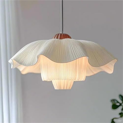 Nordic Petal Shaped French Chandelier with Warm Romantic Cream Style