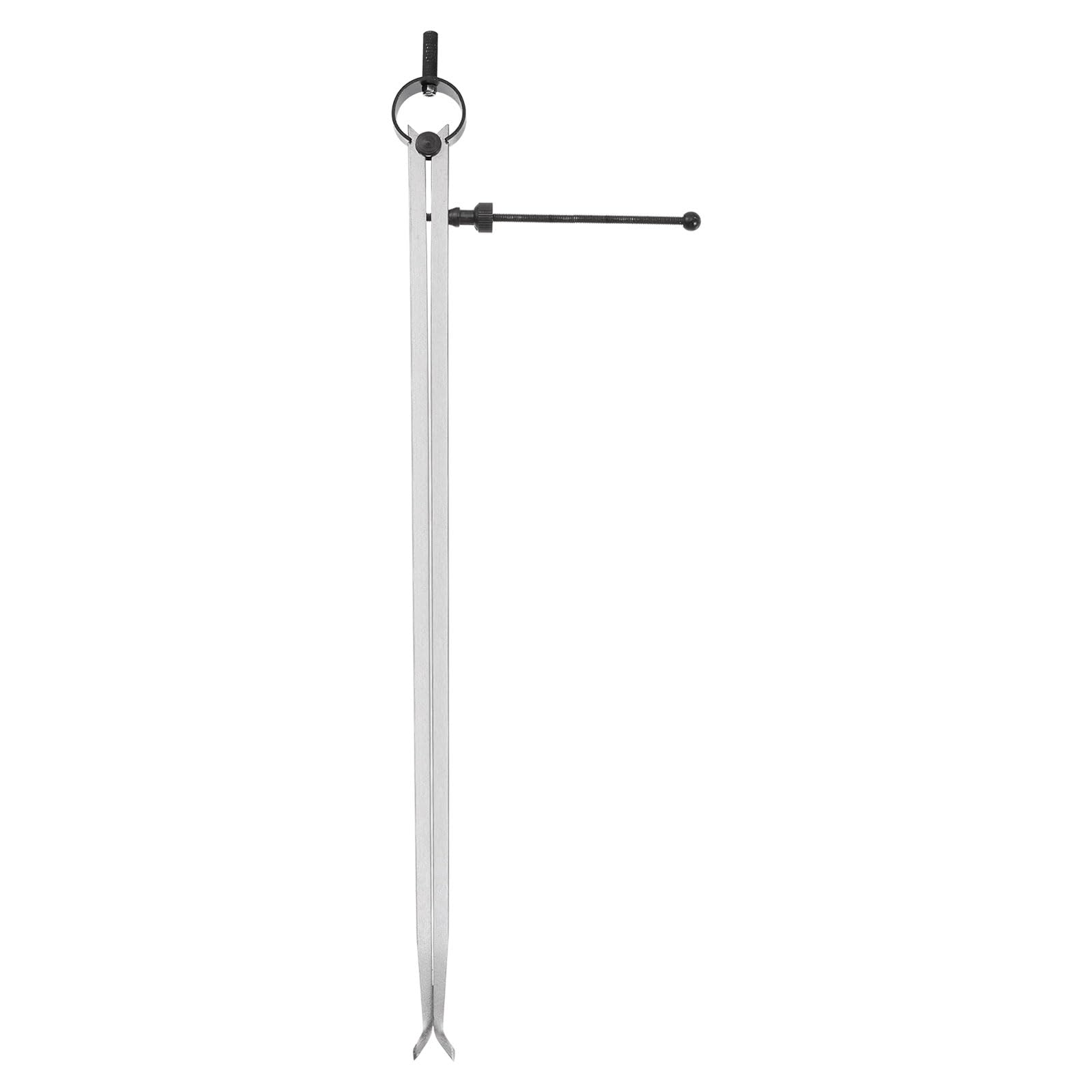 QUARKZMAN Calibre de Resorte de Unión de Muelle de 16" / 400 mm de Acero Ajustable con Tuerca Sólida para Trabajos de Torneado de Madera
