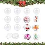 120 Pz Palline Rotonde Vuote, Palline di Natale Trasparenti, Acrilico Palline Decorative Riempibili, Per Distributori Automatici Gumball Regalo A Sorpresa 24mm