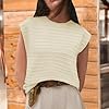 Cotton T-Shirt (Beige, S) #1