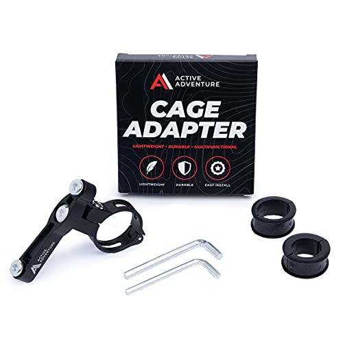 Bike Seat Water Bottle Holder Water Bottle Bike Mount Bike Clip Bottle Cage Adapter Black Anodized Handlebar Bottle Cage Mount Seat Post Water Bottle Cage Adjustable Mtb Road Or Kid Bike Beach Cruiser #TOP1
