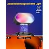 AOCHUAN Magnetic RGB LED Light, 7 Color Temperature, 3 Brightness Adjustment, 180 Mins Long-Lasting, Gradient Mode, Flash Mode 180 Fill Light for AOCHUAN Stabilizer