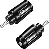 Kaedear(カエディア) バーエンド バイク ハンドルバーエンド バイク用 ハンドル ウェイト バイク用品 オートバイ 可変バーエンド KDR-BE1-HYSM6-BK (ブラック, ホンダ／ヤマハ/スズキ M6)