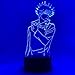 Otaku Lamps Jujutsu Kaisen - Megumi Fushiguro (Shibuya) Anime Night Light, 16 Color RGB LED – Gift for Otaku