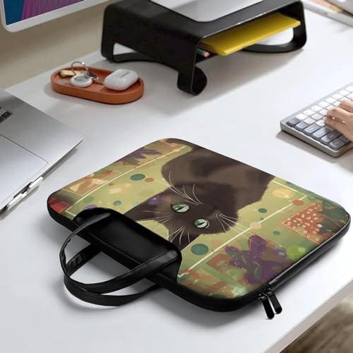 Cartoon Cat Maletín para Portátil 17 Pulgadas Impermeable miniatura 6