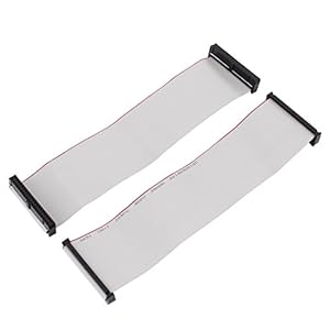 Sourcing Map 2.54mm 40-Pin IDE Flachbandkabel 2 Stück
