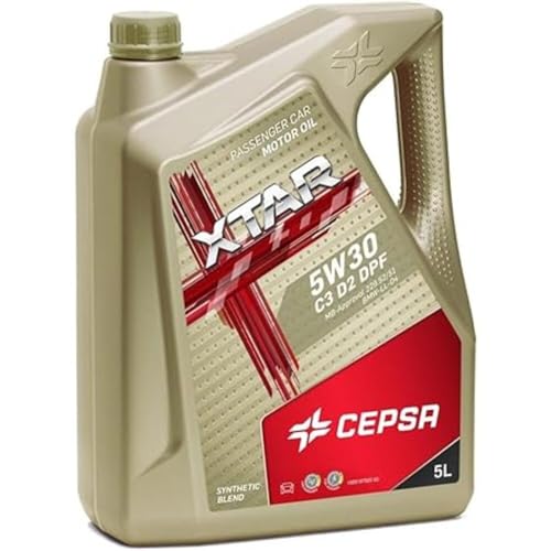 CEPSA XTAR 5W30 C3 D2 DPF - Aceite de Motor, 5L