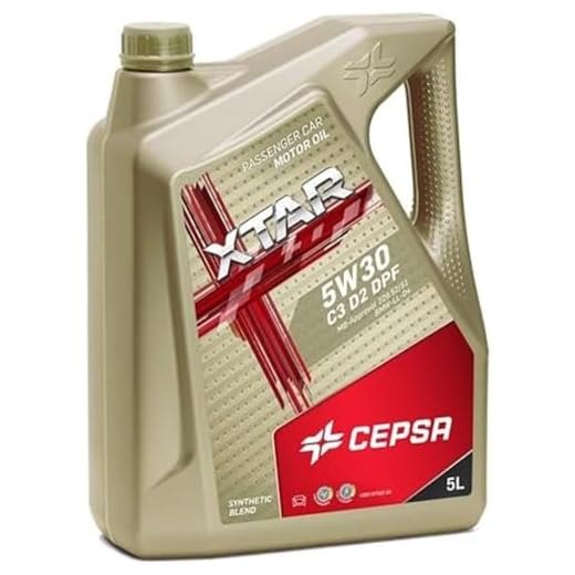 CEPSA XTAR 5W30 C3 D2 DPF - Aceite de Motor, 5L