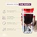 STRATA CUPS Insulated Wine Tumbler With Lid (SET OF 10) BONUS Name Decals - Outdoor Acrylic Plastic Wine Glasses, 10oz Cup Tumblers in 10 Colors - Adult Sippy, Unbreakable Stemless Wine Glass
