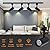 BRIVOLART 6 Pack LED Track Lighting Heads Compatible with Single Circuit H Type Track Lighting Ceiling Spotlight 7W Wall Art Lighting 24° Black Tracking Spotlight Fixtures for Kitchen (3000K)
