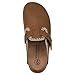 WHITE MOUNTAIN Women's Bendees Contrast-Stitched Signature Comfort-Molded Footbed Clog, Whiskey/Suede, 6 M