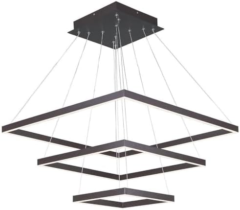 ET2 Quad-300W 3 LED 3-Tier Pendant in Contemporary style-27.75 Inches Wide by 1.25 inches high