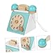 KONTONTY Teléfono Fijo De Juguete De Madera Vintage para Niños Juguete Educativo Interactivo Teléfono Antiguo De Estilo Retro para Juegos De Imaginación Y Cognición Imagen de KONTONTY Teléfono Fijo De Juguete De Madera Vintage para Niños Juguete Educativo Interactivo Teléfono Antiguo De Estilo Retro para Juegos De Imaginación Y Cognición