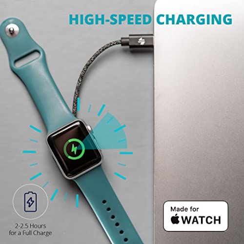 Ampere Usb-C Watch Charger - Usb C Travel Cable Compatible With Apple Watch (Black) #TOP1