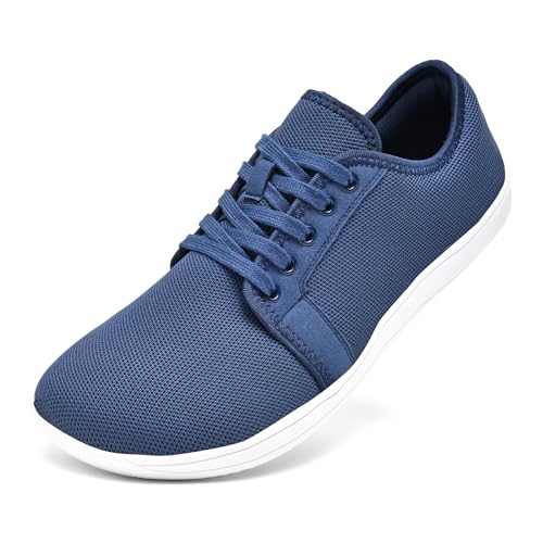 Gugifcto Barefoot Zapatillas Minimalistas Punto Zapatos Descalzos Casuales Para Hombre Mujer Navyblue 42 Gugifcto Barefoot Zapatillas Minimalistas Punto Zapatos Descalzos Casuales Para Hombre Mujer Navyblue 42