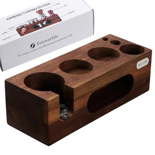 Teyearlife Espresso Tamper Station & Organizer (7-in-1)