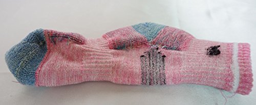 Seoulstory7 5Pack Women's Mid Cushion Low Cut Hiking/Camping/Performance Socks 5Pack Beige/Gray/Purple/Light Blue/Pink Medium #TOP5