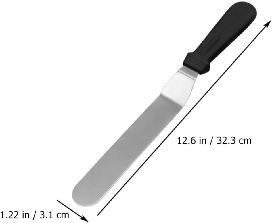 Cake Cream Scraper Spatula 2pcs Stainless Steel