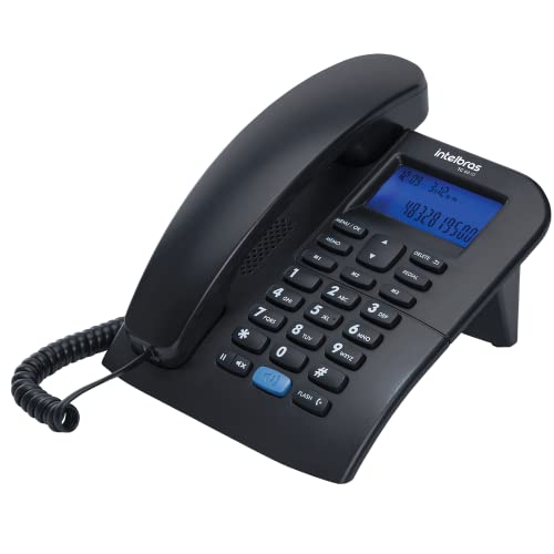 Telefone com Fio TC60 ID Preto Intelbras