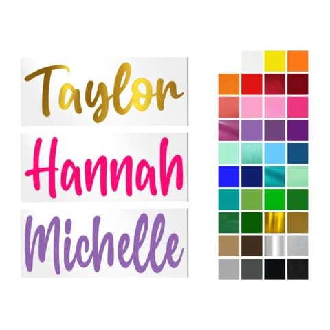 Vinyl Name Decal for Yeti Cup, Tumbler, Water Bottle, Laptop, car Window or Other Hard and Smooth Surface Your Choice of Color & Style | Decals by ADavis Cover