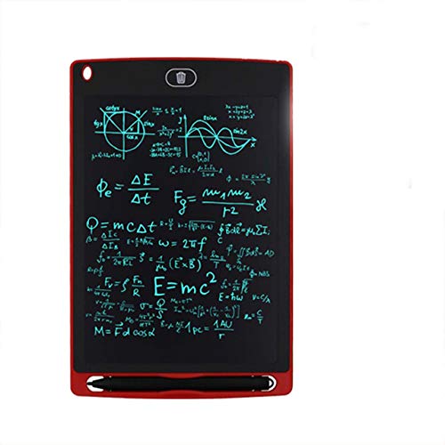 8.5 INCH Electric LCD Screen Writing Pad Digital Children Drawing Pad Handwriting Board Portable Home Electric Board (Red) Jasnyfall