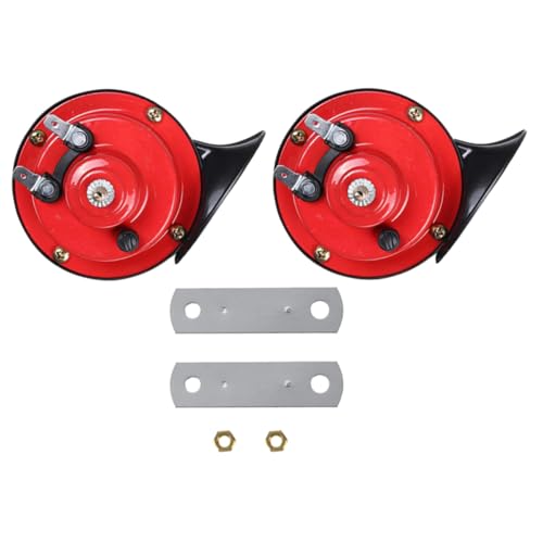 Bocina de caracol de 12v PRETYZOOM para coche: evita colisiones con su sonido fuerte y compacto