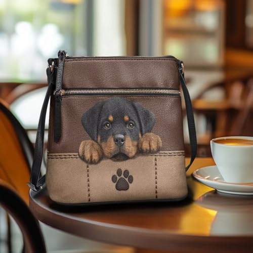 Bolso de hombro grande para mujer de cuero casual miniatura 3